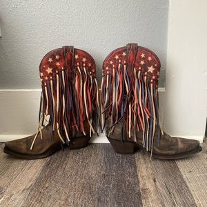 DAN POST BRAND NEW NEVER WORN AMERICAN THEME 6.5 SIZE BOOT